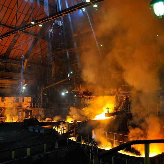 industrial fire
