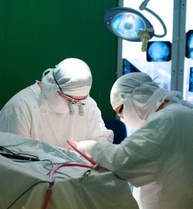 Surgeons Performing an Operation