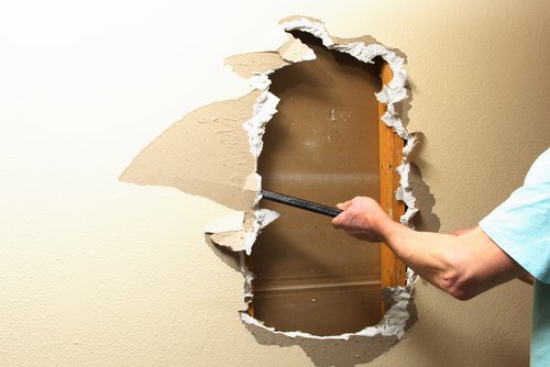 removing drywall