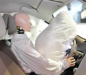 Dummy Driver and Air Bag Deploying