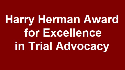 Harry Herman For Excellence Award Header