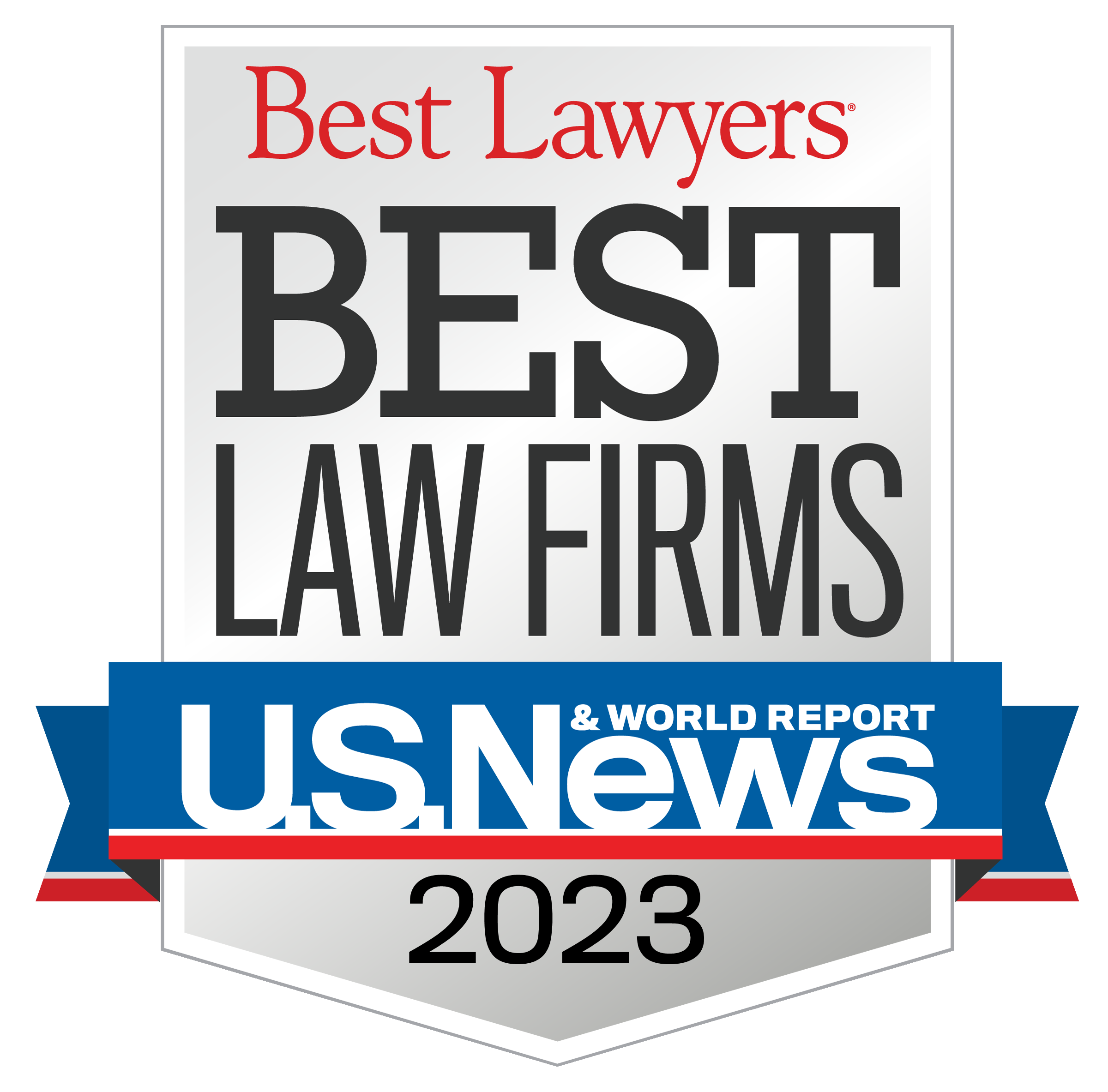 US NewsBest Law Firms 2023 Logo